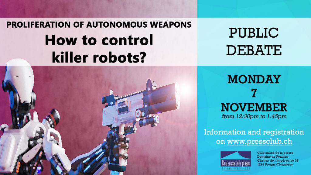 PROLIFERATION OF AUTONOMOUS WEAPONS How to control Killer robots?