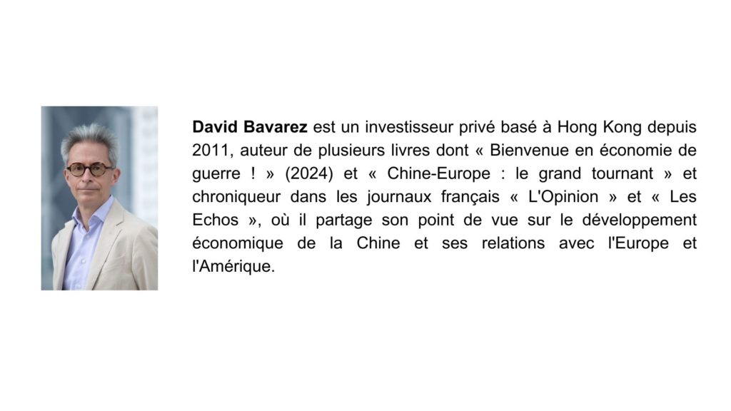« Dialogue exclusif avec David Baverez »