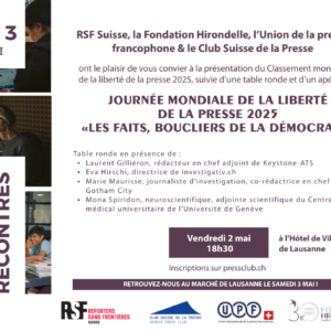 Journée mondiale de la liberté de la presse. Les faits, bouclier de la démocratie