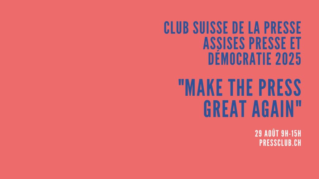 Assises presse et démocratie 2025 : « Make the press great again ! »