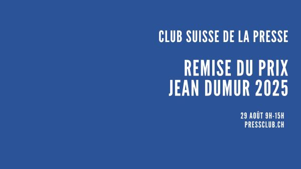 Cérémonie de remise du Prix Jean Dumur 2025