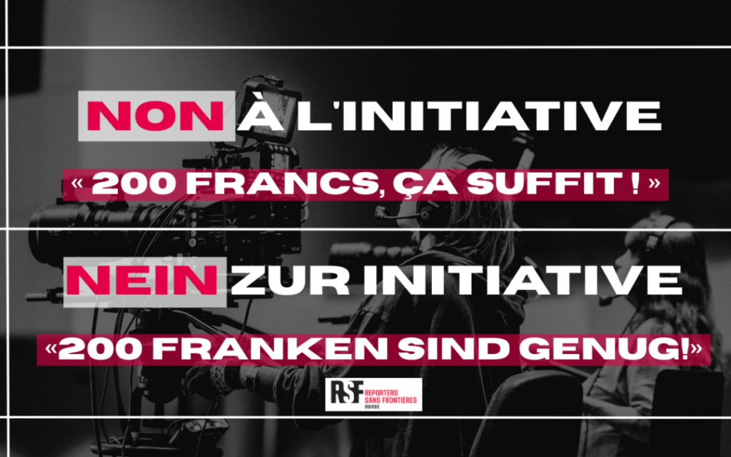 [Conférence de presse] Reporters sans frontières s’engage pour le service public