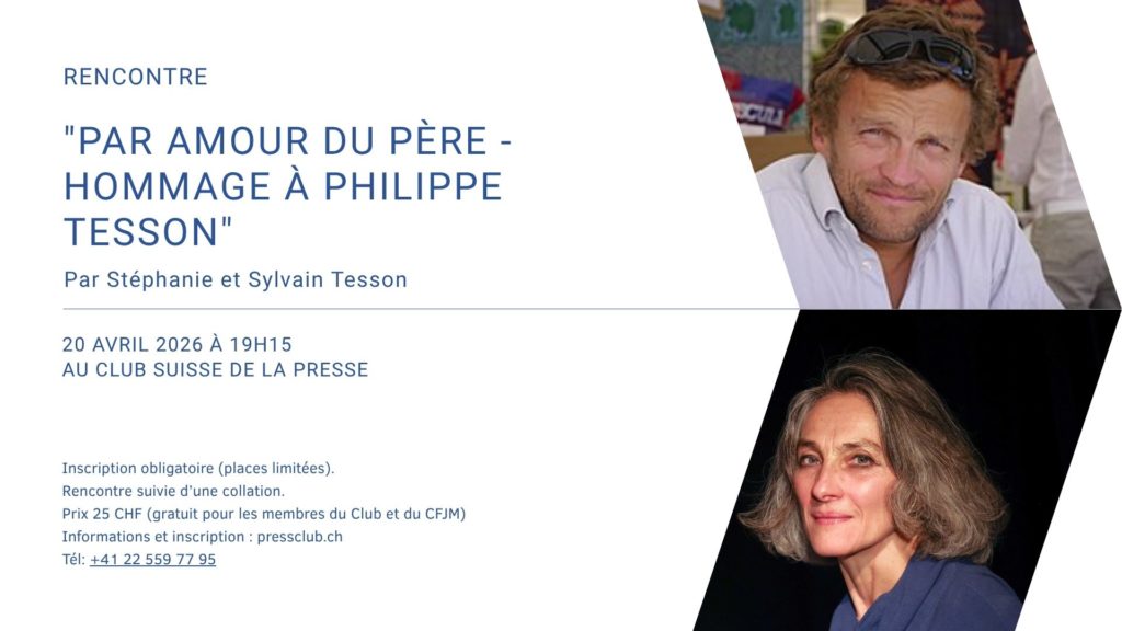 [Rencontre] “Par amour du père – Hommage à Philippe Tesson” par Stéphanie et Sylvain Tesson