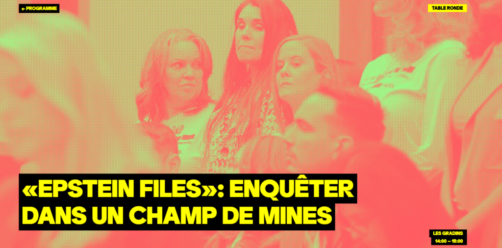 [Table ronde] « Epstein Files »: enquêter dans un champ de mines
