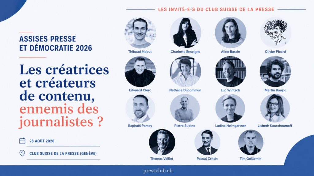 [Save the date] Assises presse et démocratie 2026  : les créatrices et créateurs de contenu, ennemis des journalistes ?
