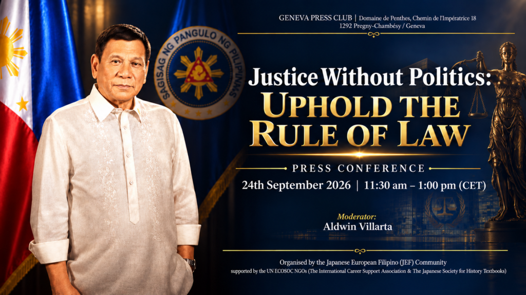 “Justice Without Politics: Uphold the Rule of Law”